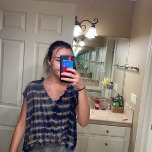 Urban Outfitters Tie- Dye Flowy Shirt